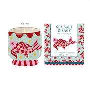 Candela Profumata Sea Salt & Sage 226g Carpa Koi Paddywax