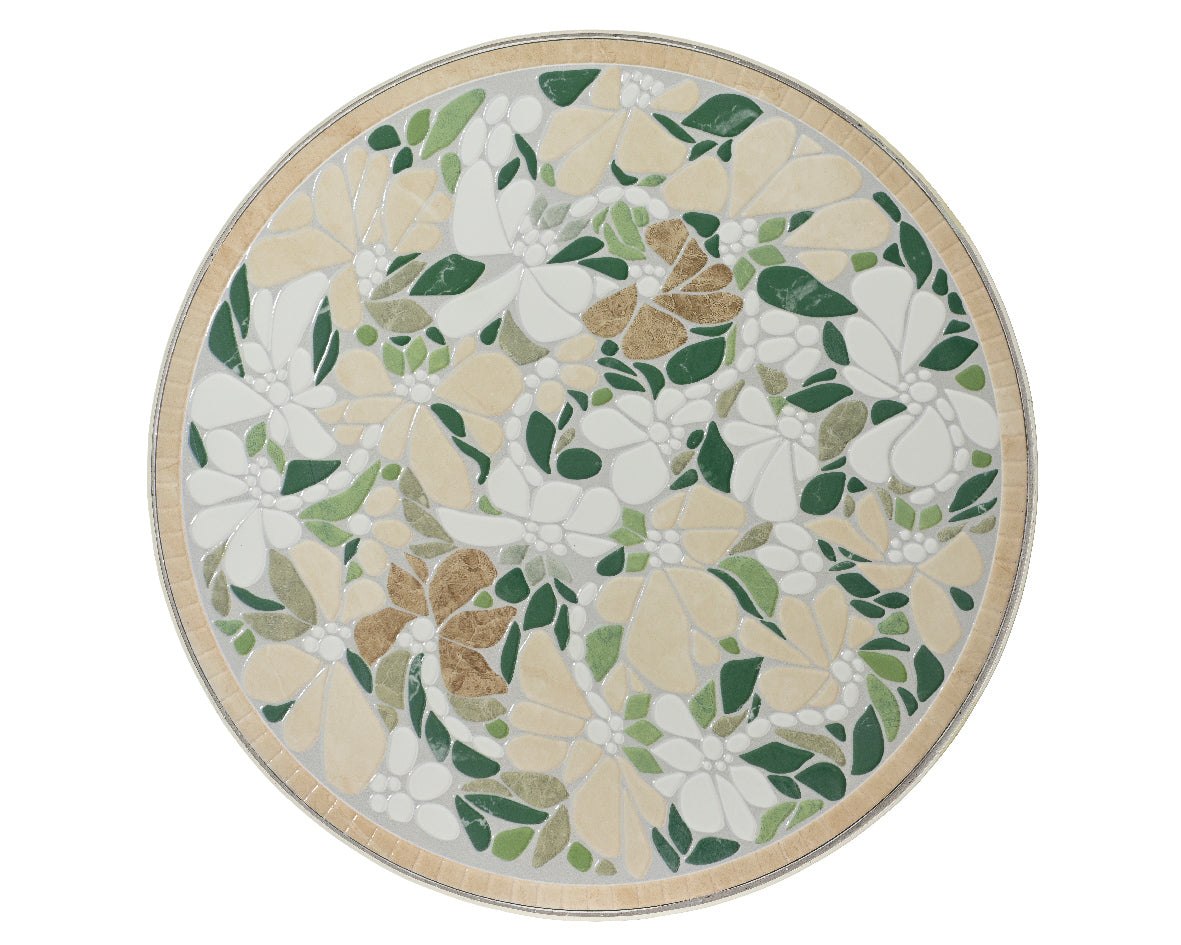 OFFERTA TAVOLO BISTRO GENEVA 58X76CM CON DUE SEDIE 39X50X93CM MOSAICO