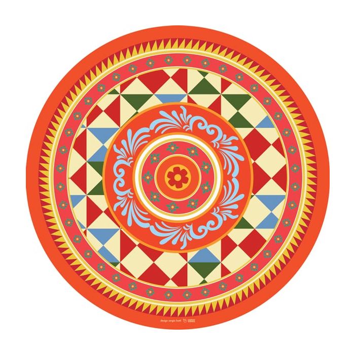 Tovaglietta Tonda Catania Plastica Lavabile D 35 cm - immagine 1