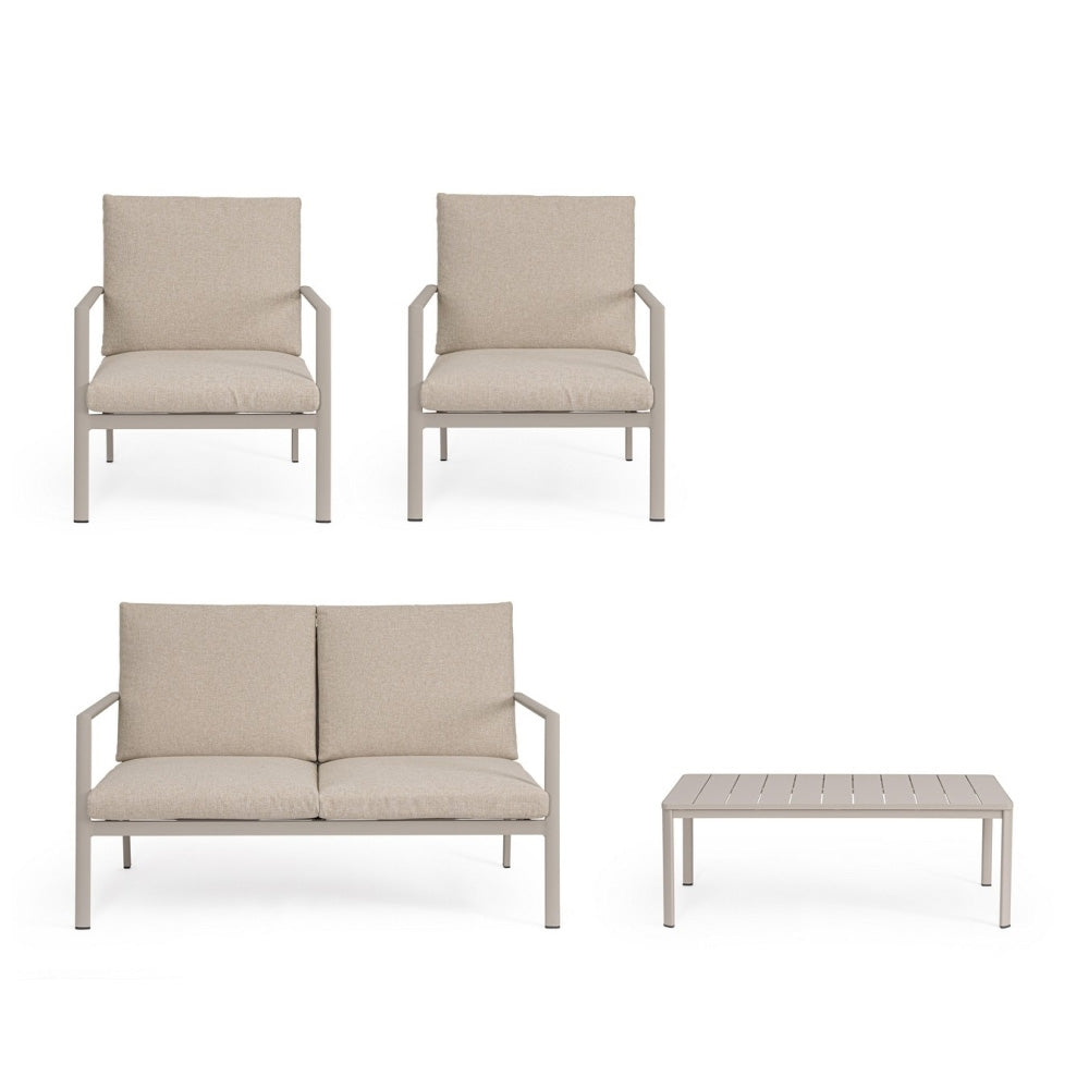 SET SALOTTO CON CUSCINI KONNOR RASTIN 4 PEZZI