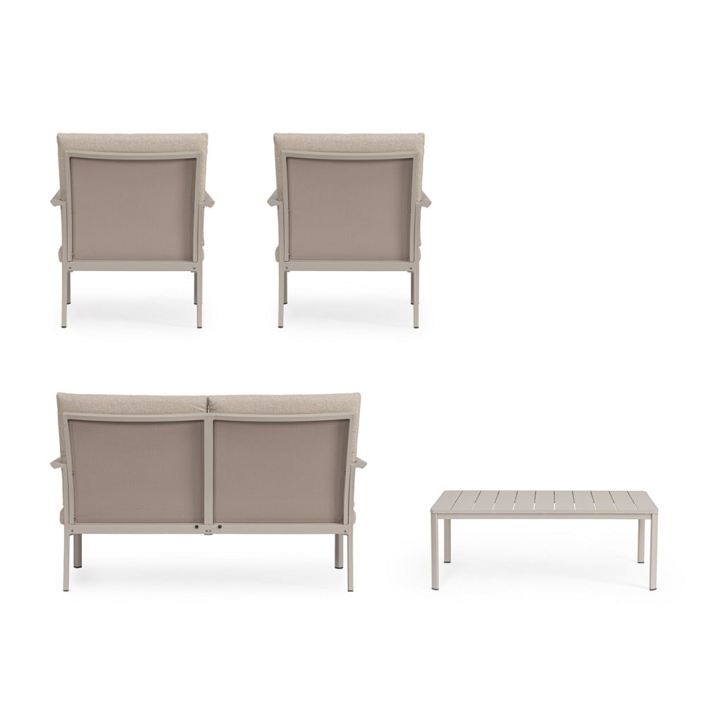 SET SALOTTO CON CUSCINI KONNOR RASTIN 4 PEZZI