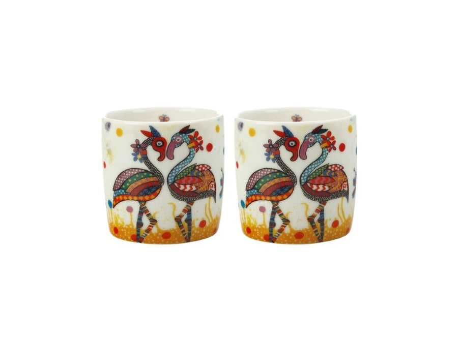 SET 2 BICCHIERINI FLAMBOYANT 100ML SMILE STYLE