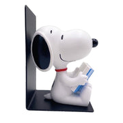 Fermalibri Peanuts Snoopy con Libro Decorazione Resina Nero Bianco Blogo