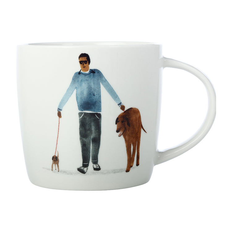 TAZZA MARC MARTIN BFF MUG BIG DOG LITTLE DOG 400ML