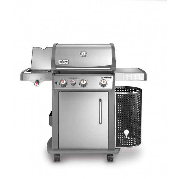 OFFERTA SPIRIT PREMIUM S-330 GBS INOX + CUSTODIA + GREMBIULE + TERMOMETRO + LA BIBBIA DEL BBQ