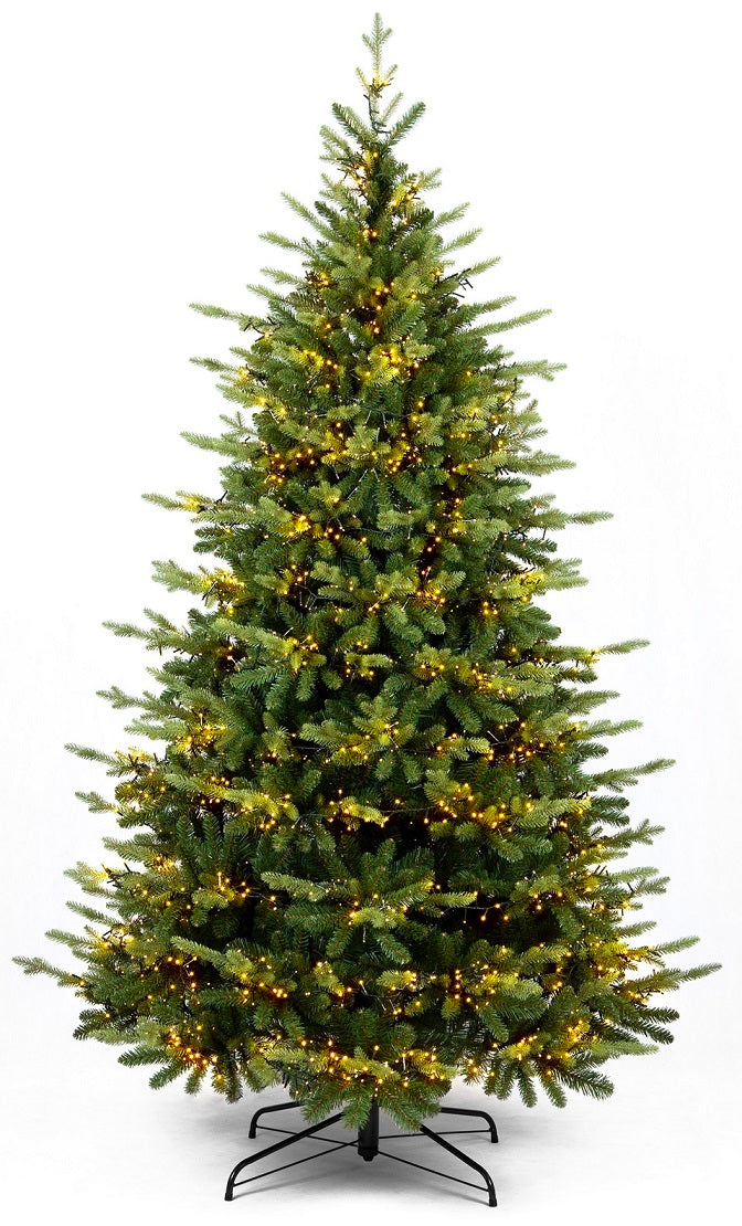 ALBERO DI NATALE CON 2900 LED, SPRYWW, 180CM, VERDE