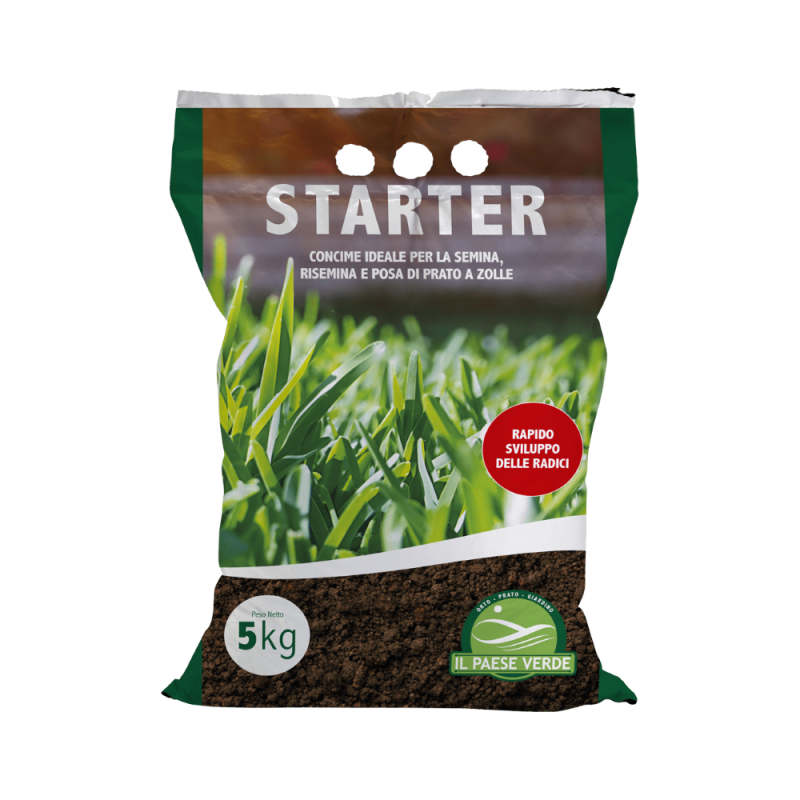 CONCIME PER SEMINA, RISEMINA E POSA PRATO - STARTER 5KG