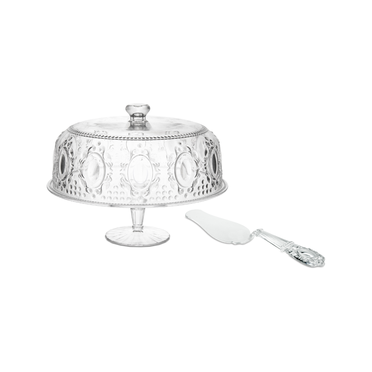 SET ALZATA TORTA + PALETTA TORTA - BAROQUE & ROCK ANNIVERSARY