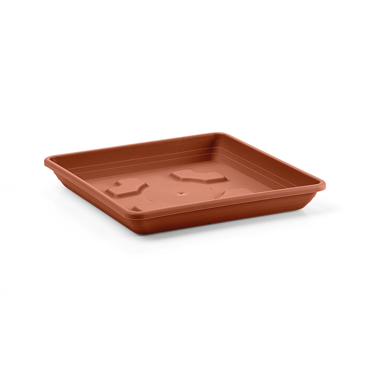 SOTTOVASO QUADRATO 20CM 60% RICICLABILE TERRACOTTA