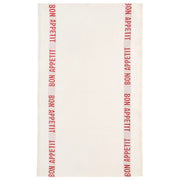 STROFINACCIO BON APPETIT 45 x 75 cm CHARVET BIANCO E ROSSO