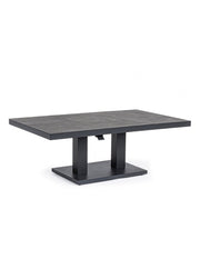 TAVOLO TRUMAN ELEVABILE 140X85X49/72CM ANTRACITE