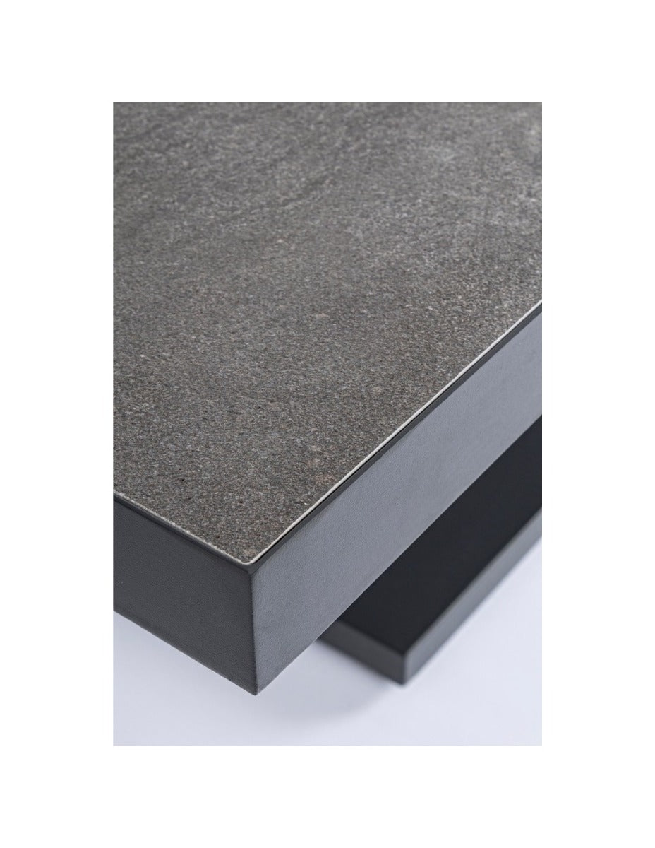 TAVOLO TRUMAN ELEVABILE 140X85X49/72CM ANTRACITE