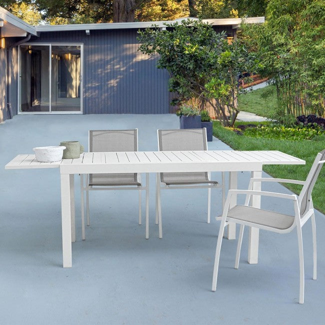TAVOLO HILDE ALLUNGABILE 140/210X77CM BIANCO