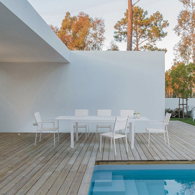 TAVOLO HILDE ALLUNGABILE 140/210X77CM BIANCO