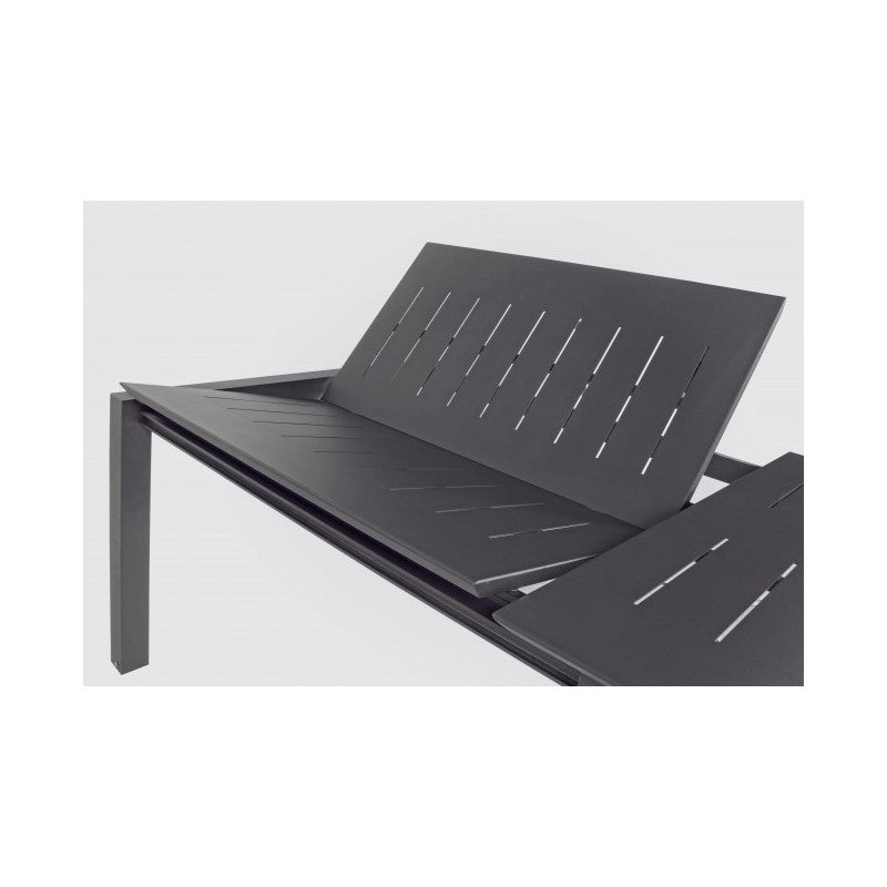 OFFERTA TAVOLO KONNOR ALLUNGABILE 200/300X110CM ANTRACITE +6 POLTRONE DELIA
