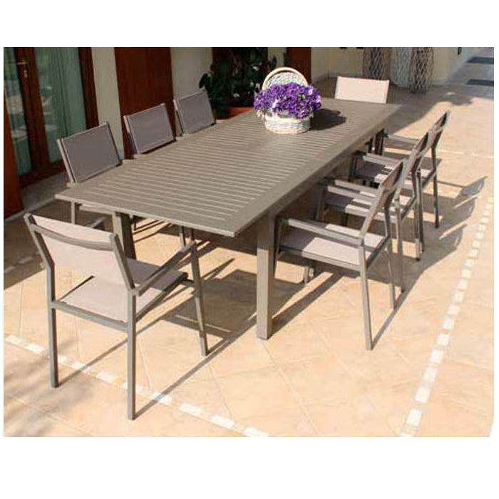 OFFERTA TAVOLO CUBA ALLUNGABILE 220/280X100CM +6 POLTRONE AVANA TALPA