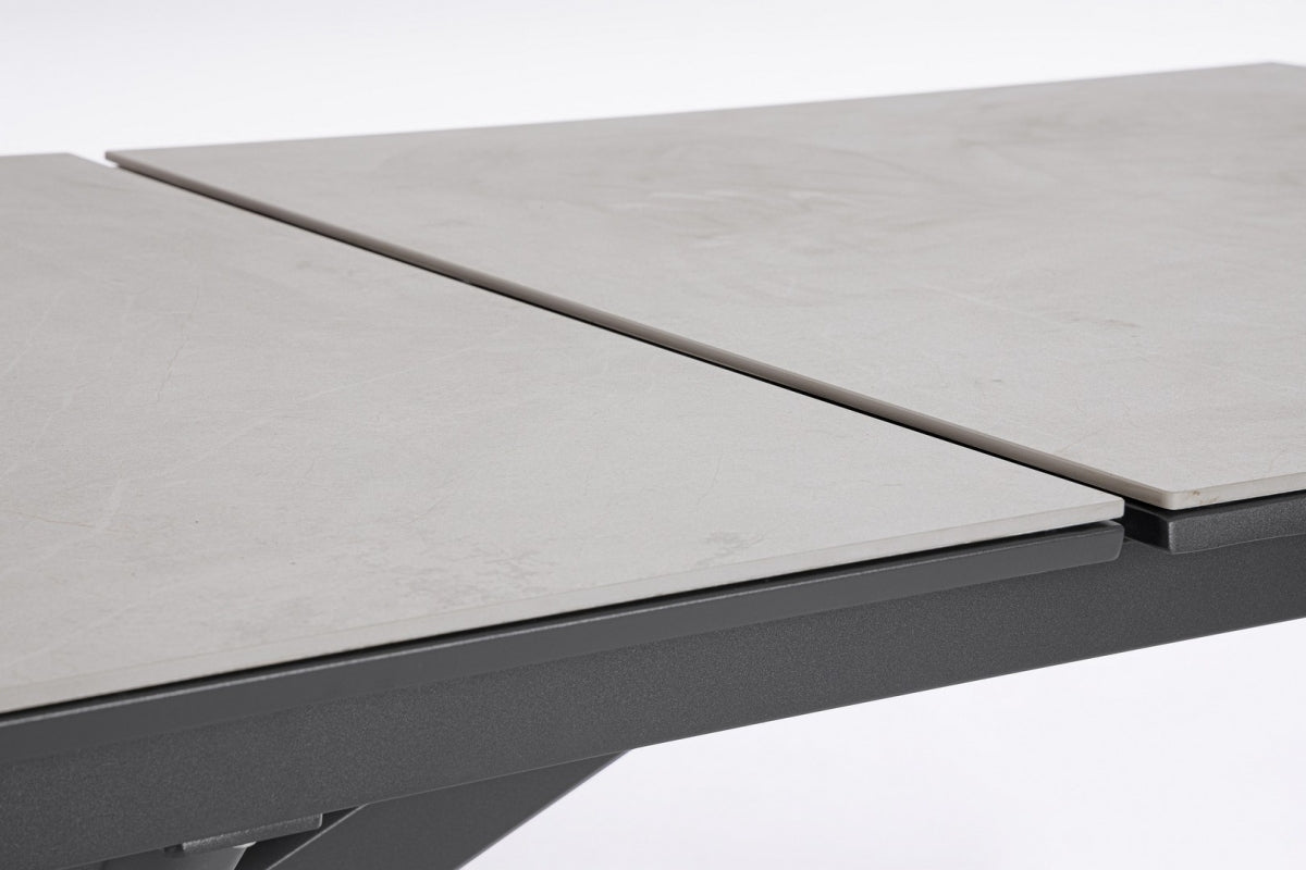 TAVOLO ALLUNGABILE PASCAL 200-260X100 ANTRACITE JX55