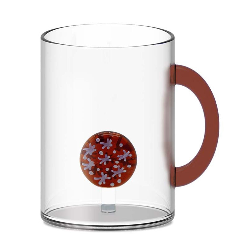 TAZZA IN VETRO BOROSILICATO 420ML BISCOTTO