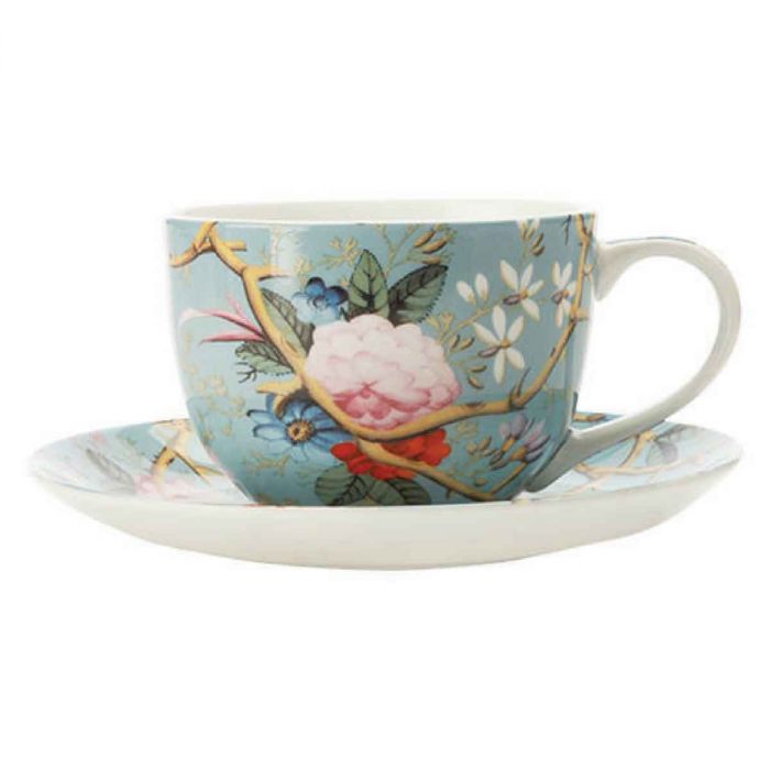 TAZZA DA TE' CON PIATTINO WILLIAM KILBURN VICTORIAN GARDEN 250ML