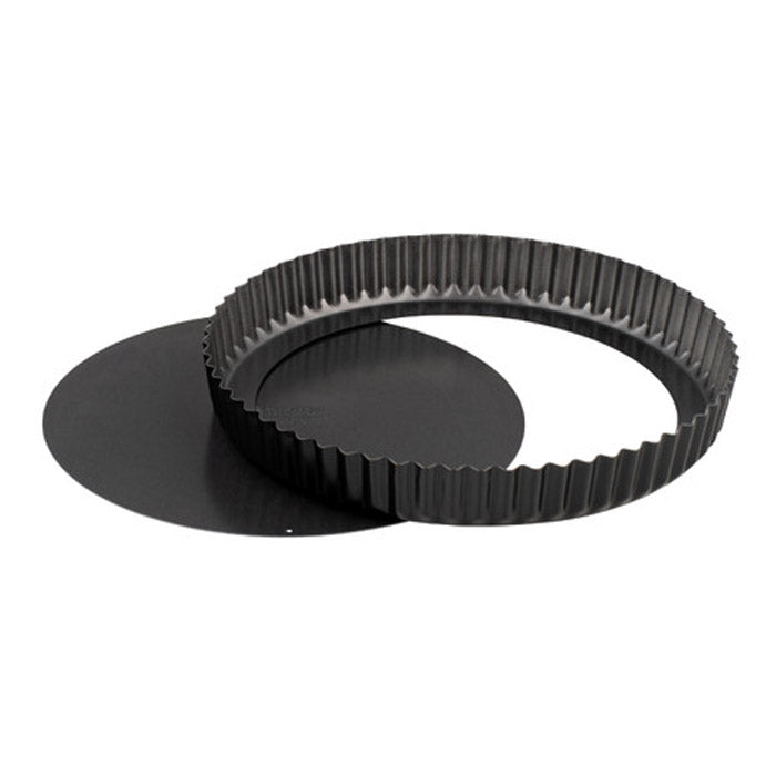 TEGLIA ANTIADERENTE PER CROSTATA/QUICHE, BASE MOBILE, Ø25CM