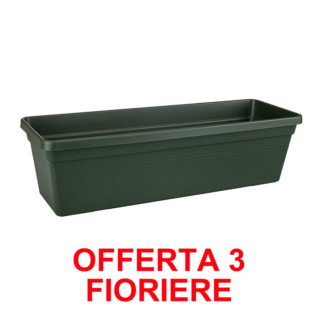 OFFERTA 3 FIORIERIA GREEN BASICS TROUGH 60CM VERDE