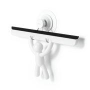 Tergivetro per Doccia con Gancio Adesivo Buddy 26x19x4cm Bianco Umbra