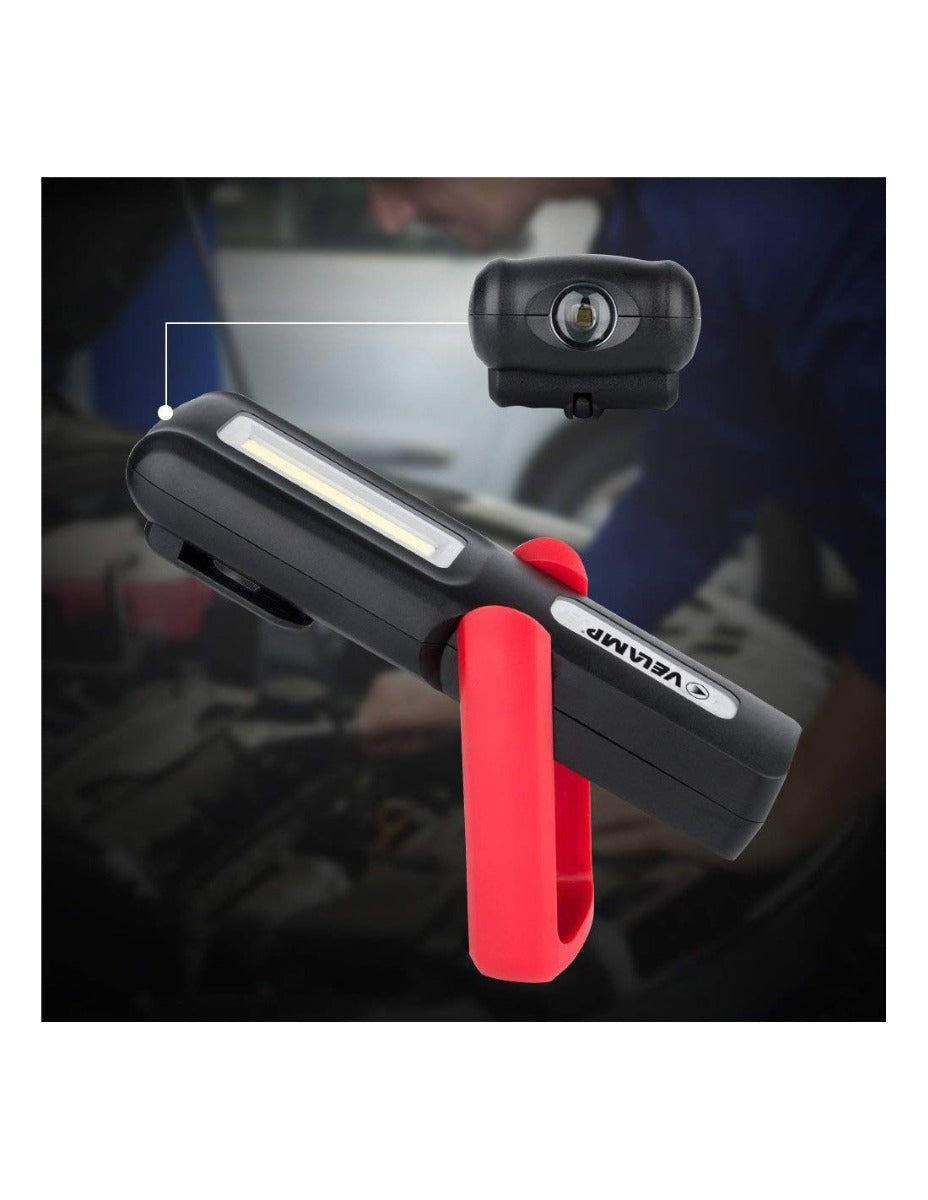 TORCIA LED DA LAVORO CON GANCIO HIGH POWER 2X3W MULTIFUNZIONE DAVY