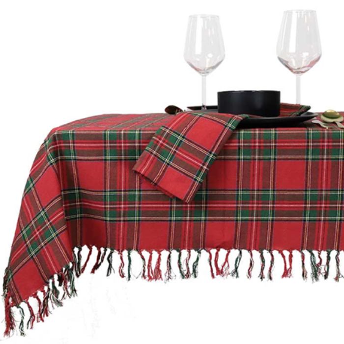 TOVAGLIA NATALE, 150X250CM, TARTAN