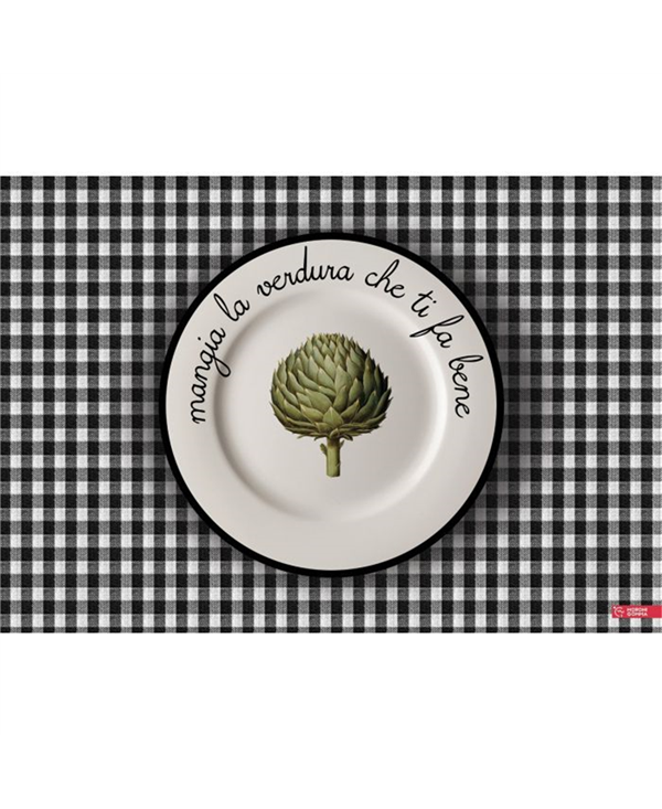 TOVAGLIETTA AMERICANA MANGIA LA VERDURA CHE TI FA BENE 30X44CM
