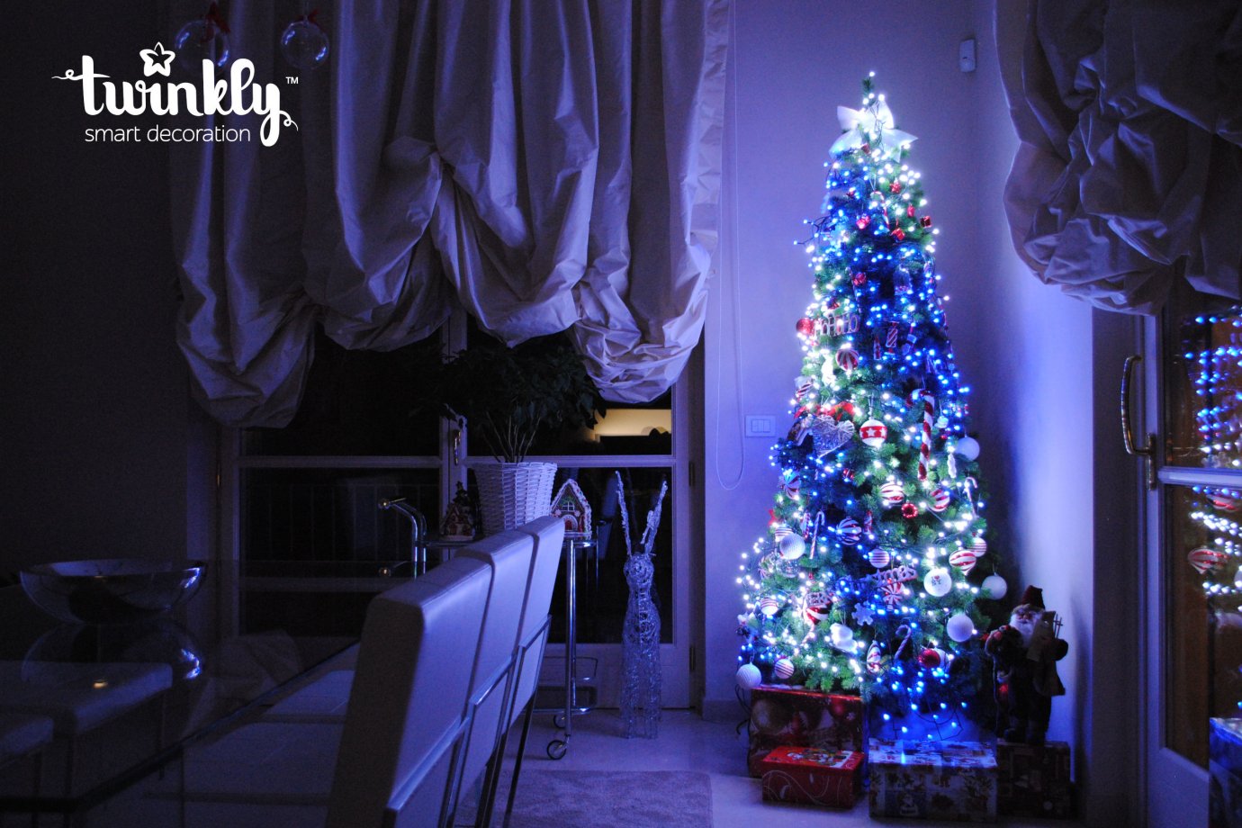 TWINKLY LUCI DI NATALE 250 LED MULTICOLOR STRINGS LINEARI 2000CM CONTROLLABILE DA SMARTPHONE