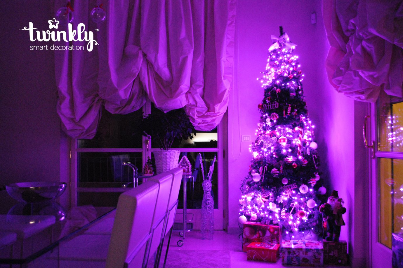 TWINKLY LUCI DI NATALE 250 LED MULTICOLOR STRINGS LINEARI 2000CM CONTROLLABILE DA SMARTPHONE