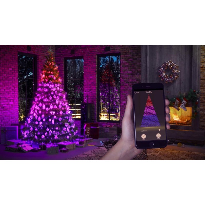 TWINKLY LUCI DI NATALE 400 LED MULTICOLOR STRINGS LINEARI 3200CM CONTROLLABILE DA SMARTPHONE