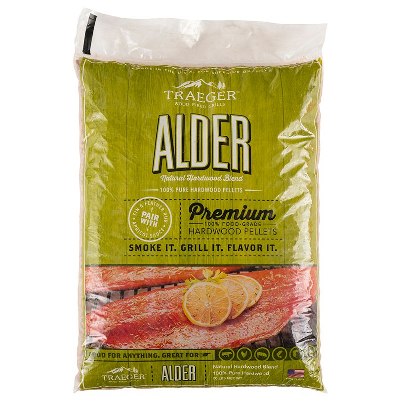 PELLET ALDER 9KG TRAEGER PER BBQ