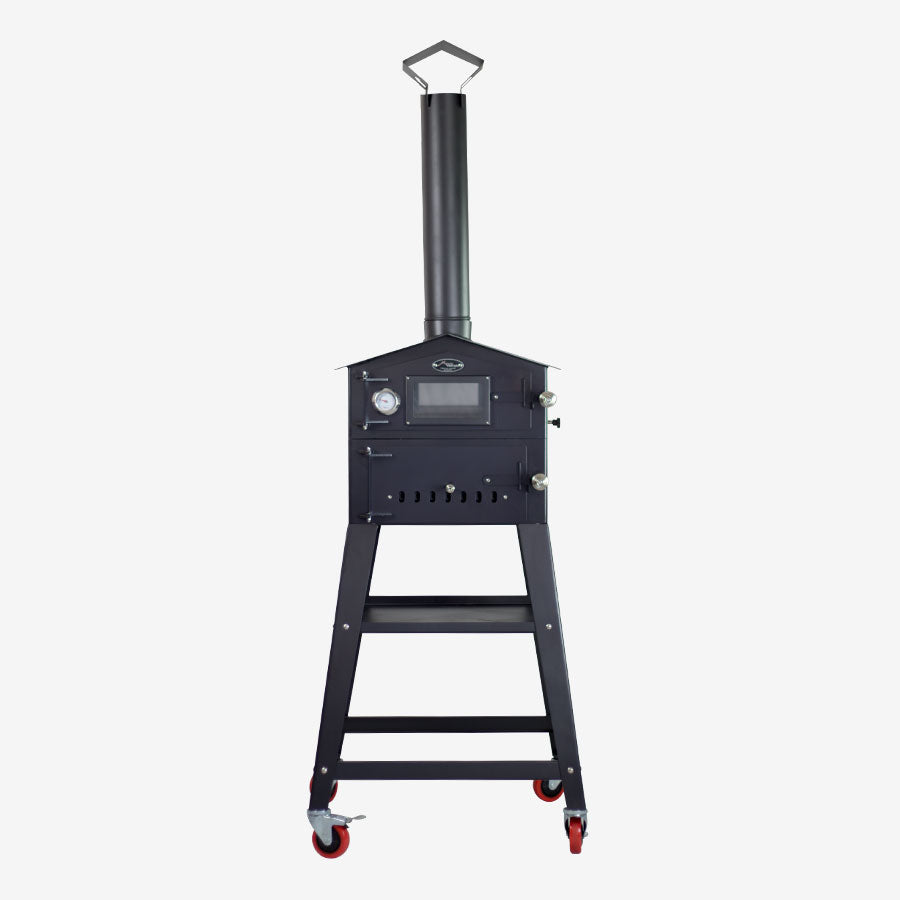 BARBECUE E FORNO PER PIZZA VULCANO 2 MULTIFUNZIONALE