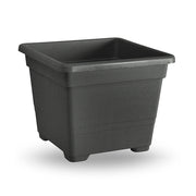 VASO QUADRATO 54 CM 60% RICICLABILE ANTRACITE
