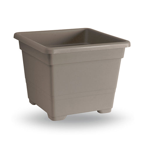 VASO QUADRATO 32 CM 60% RICICLABILE AVANA