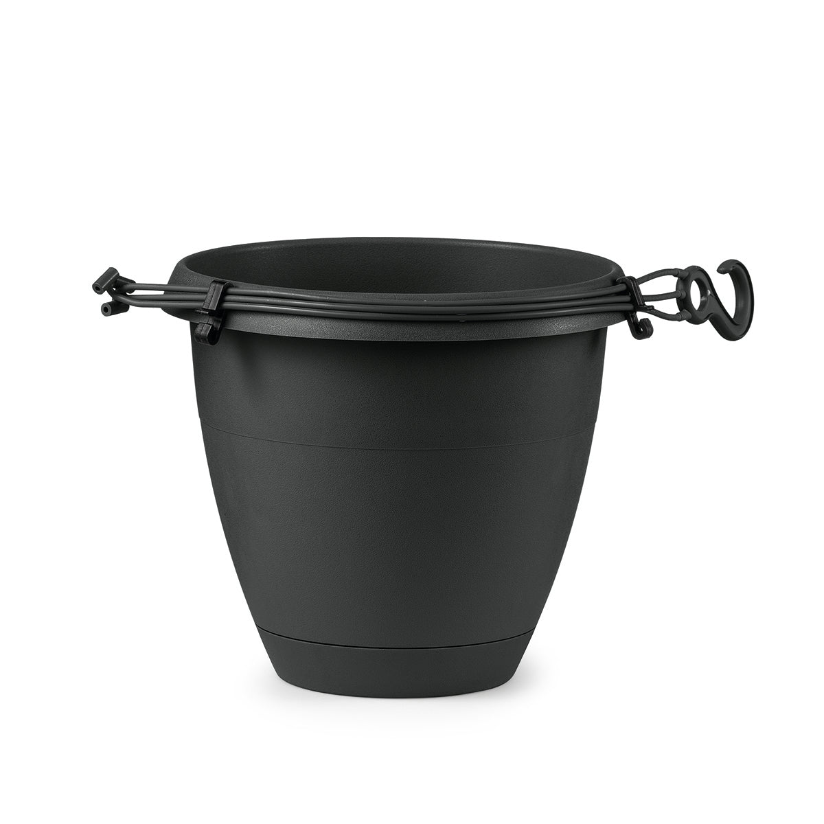 VASO PENSILE FLOW D.30 CM ANTRACITE