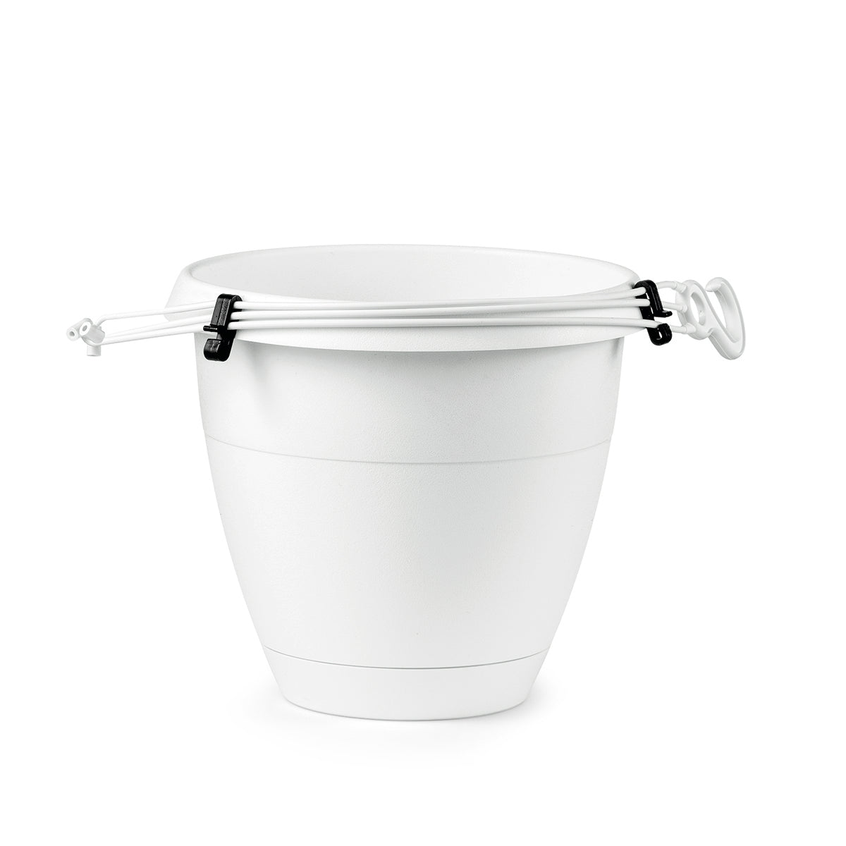 VASO PENSILE FLOW D.30 CM BIANCO