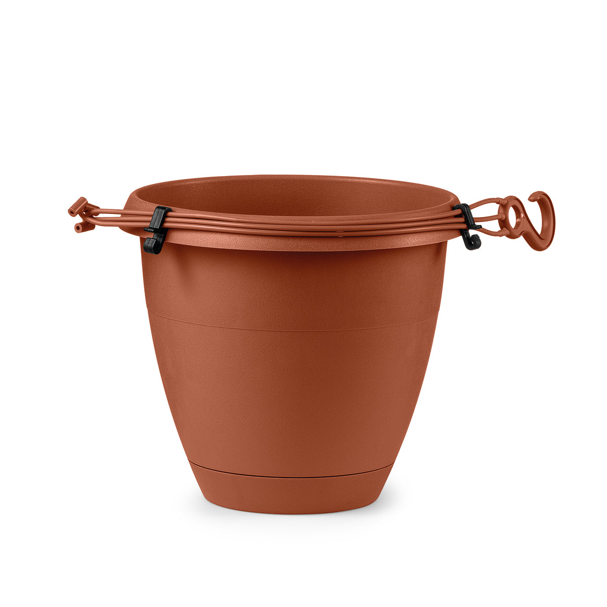 VASO PENSILE FLOW D.25 CM TERRACOTTA