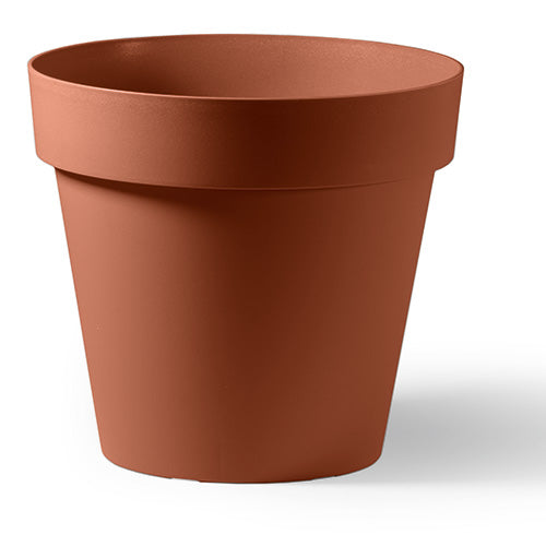 VASO ROTONDO CLEO 40CM 60% RICICLABILE TERRACOTTA