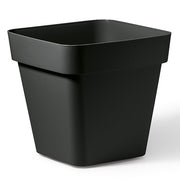 VASO QUADRATO CLEO 40 CM 60% RICICLABILE ANTRACITE