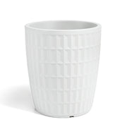 VASO ROTONDO TYLE 50CM BIANCO