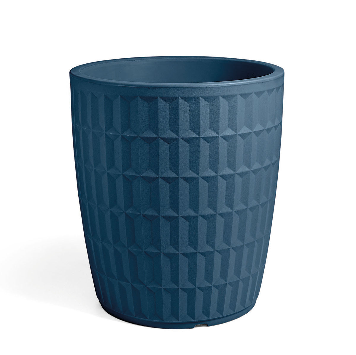 VASO ROTONDO TYLE 50CM BLU
