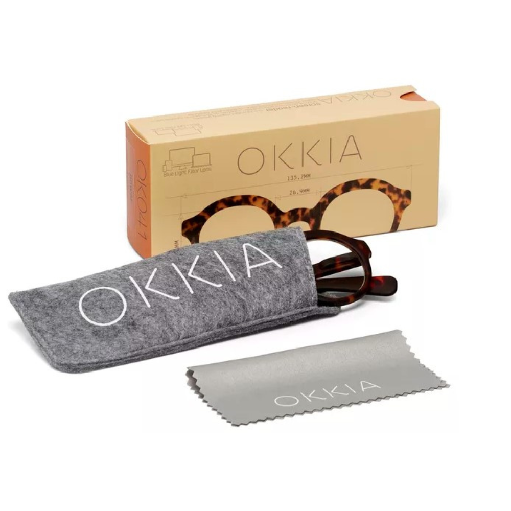 OCCHIALE DA LETTURA MODELLO LAURO COLORE CLASSIC HAVANA GRAD. +3.00 OKKIA