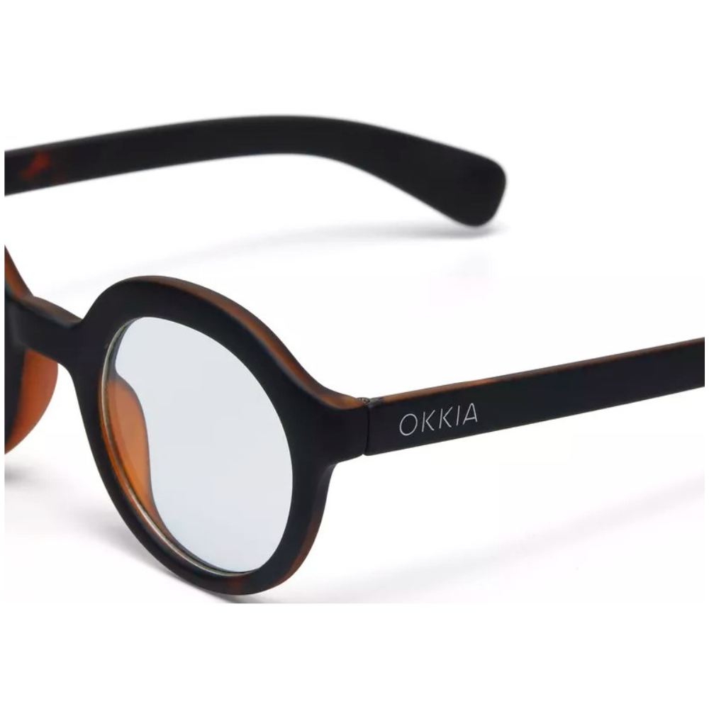 OCCHIALE DA LETTURA MODELLO LAURO COLORE BLACK HAVANA GRAD. +1.00 OKKIA