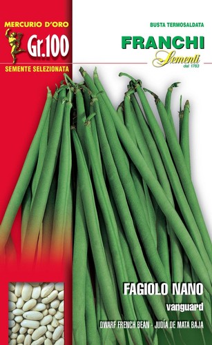 BUSTA SEMI DI FAGIOLO NANO VANGUARD 100 GR
