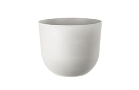 VASO SWING MOOD CONCA 30 CM BIANCO PIETRA