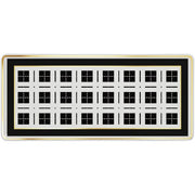 VASSOIO GOURMET RETTANGOLARE OPTICAL 29X10CM
