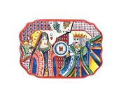 VASSOIO RETTANGOLARE REGINA DI CUORI 33X47 CM