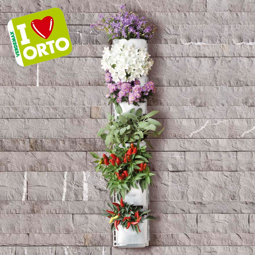 VASO DA APPENDERE CON RISERVA DI ACQUA VERTICAL GARDEN